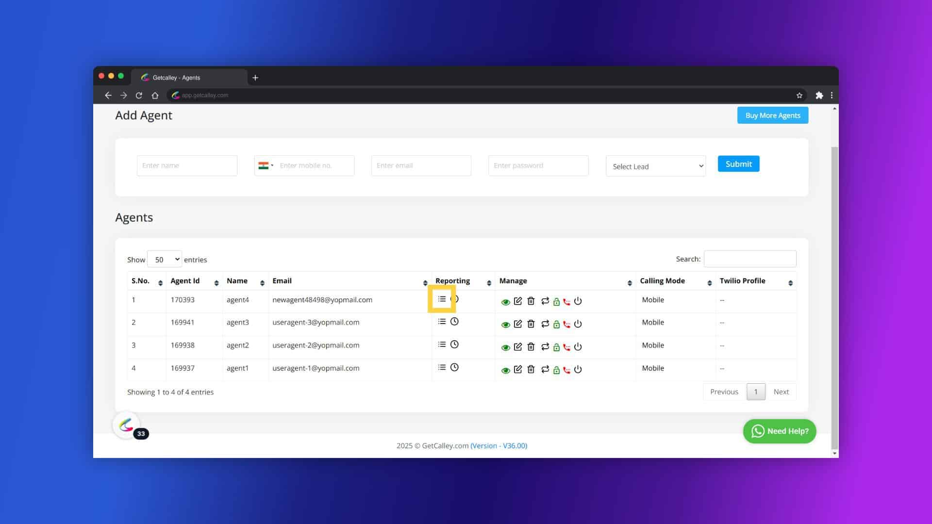 Migrate Data Agent wise 20